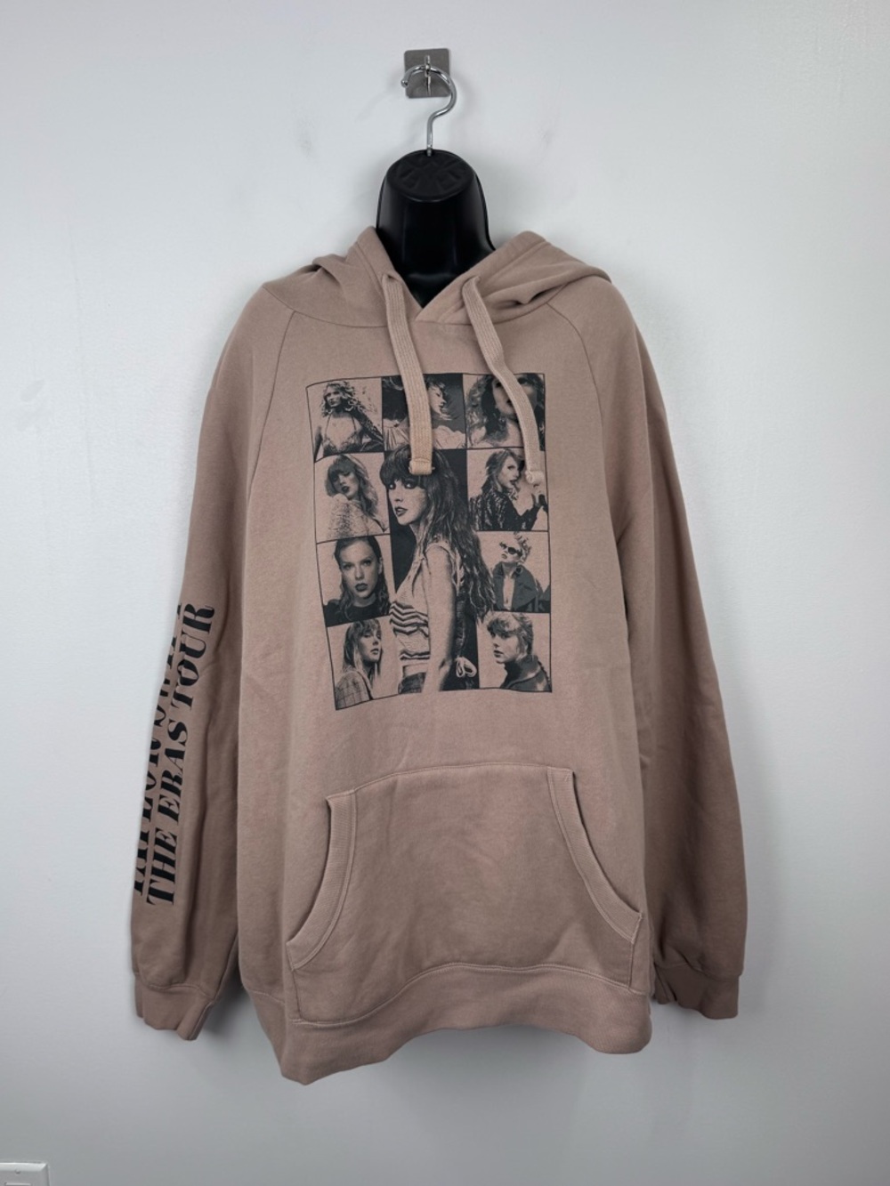 Taylor Swift Women The Eras Tour Hoodie Taupe Size XL